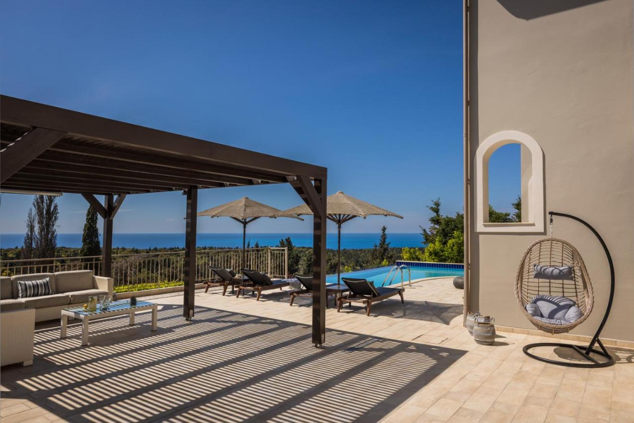 Luxury Villa Karmaniolos Fiskardo Kefalonia Exterior photo